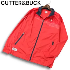 CUTTER&BUCK カッター＆バック ゴルフ 通年★ ロゴ ウィンドブレーカー ジャケット ブルゾン Sz.LL メンズ 大きいサイズのサムネイル