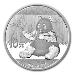 2005年 中国「パンダ」純銀 1オンス 銀貨 10元 中華人民共和国 - メルカリ