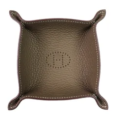 鑑定書付き✨ エルメス ヴィドポッシュ エトゥープ アクセサリートレー HERMES エルメス ヴィド・ポッシュ トゴ レディース エトゥープ