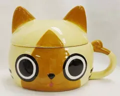 【中古】マグカップ・湯のみ(キャラクター) アイルー フェイスマグ 「モンスターハンター」