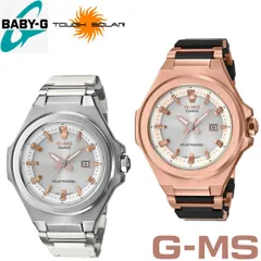 CASIO BABY-G G-MS カシオ ベビージー ジーミズ レディース 腕時計 ソーラー アナログ カレンダー ブラック ローズゴールド ピンクゴールド ホワイト シルバー 女性 腕時計 レディス シンプル 薄型 軽量 ビジネスウォッチ