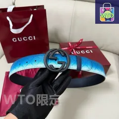 【今日WTO】Gucci Chroma シリーズ インターロックド GG ベル-AO31