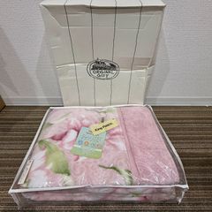 極厚 重ね合わせ毛布 カシミヤ20% ニッケ 3層中綿入り毛布 - メルカリ
