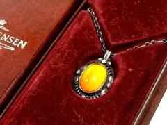 【美品】ジョージジェンセン ネックレス 琥珀 ヘリテージ 1995年 楽天市場】Georg Jensen ジョージジェンセン ネックレス 琥珀