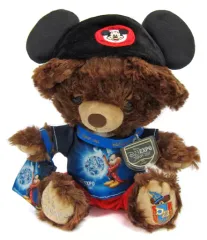 【中古】ぬいぐるみ モカ(D23 Expo Japan 2015/Tシャツ) コスチューム付きプラッシュ(ぬいぐるみ) 「UniBEARsity」 ディズニーストア＆ディズニーリゾート限定 