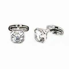スワロフスキー SWAROVSKI カフス メンズ カフリンクス カフスボタン Millenia ミレニア クリア シルバー 5733306 ジュエリー アクセサリー