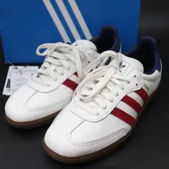 IT9MR10QIUH0 未使用保管品 adidas アディダス サンバ OG コアホワイト/チームビクトリーレッド/ナイトインディゴ IH4881 スニーカー 靴 メンズ レディース サイズ24.5cm