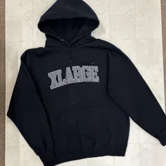 ▪️X-LARGE エクストララージ パーカー トップス トレーナー フード付き ブラック サイズL