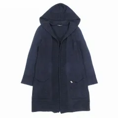 フォクシー ニューヨーク FOXEY NEW YORK ロング ニット カーディガン 長袖 羽織り 27904 38 M 紺 ネイビー ur89 【中古】のサムネイル
