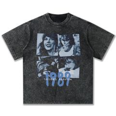 テイラー スウィフト Taylor Swift 1989 ヴィンテージ加工 コットン 半袖 Tシャツ 男女兼用 S～3XL