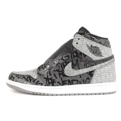 NIKE ナイキ サイズ:28.0cm AIR JORDAN 1 RETRO HIGH OG REBELLIONAIRE (555088-036) 2022年 エアジョーダン1 レトロ ハイ レベリオネア ブラック ホワイト US10 ハイカット スニーカーのサムネイル