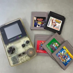 〈動作確認済み〉ゲームボーイカラー　クリア　ゲームソフト付き