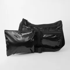 新品 レスポートサック LeSportsac ショルダーバッグ BAG ブラックシャイン