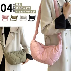 軽量 トートバッグ ショルダーバッグ 大人 4色 小さめ バッグ かばん 斜めがけ 軽い カジュアル ショルダーバッグ 三日月型 キルティング おしゃれ かわいい 鞄 レディース 肩掛け 肩かけ シン#alice562868