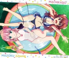 【中古】マウスパッド シャドウミストレス優子＆桃 マウスパッド 「まちカドまぞく 2丁目」