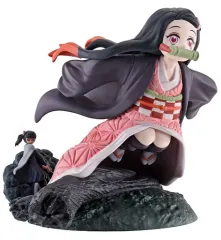 【中古】トレーディングフィギュア 竈門禰豆子 「プチラマシリーズ 鬼滅の刃 情景乃箱 其の壱の編」