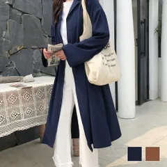 2wayシャツワンピース レディース 10代 20代 30代 韓国ファッション カジュアル 長袖 春 秋 無地 シンプル ジャケット コート ロング