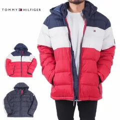 トミーヒルフィガー パーカー アウター 中綿ジャケット メンズ レディース 男性 女性 S M L XL XXL 2L 3L 大きいサイズ ビックサイズ BLACK ブラック 黒  レッド ホワイト ネイビー 白 赤 紺 TOMMY HILFIGER  ARC