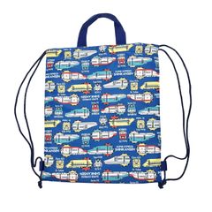 【在庫処分】サブバッグ アルファX 体操服入れ ドクターイエロー はやぶさ 巾着 こまち 新幹線 子供 通園 キッズ ナップサック 通学 Foret] [Kids
