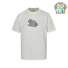【今日WTO】Burberry 25ss Horseform Print Short Sleeve - ウォーホースフォームプリント-PQ14