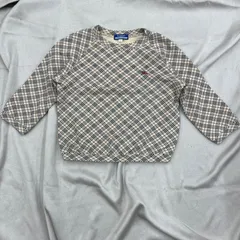 BURBERRY LONDON バーバリーロンドン　BLUE LABEL レディース　カットソー　M チェック柄　茶色