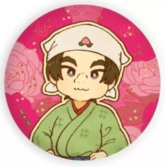 [중고] 배지 빈즈 모모 타로 [귀등의 냉철 캔 배지 02. 레트로 아트 일러스트]