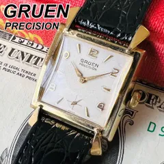 アメリカGRUEN PRECISION 14KWG ダイヤ付 稼働 三日月星陽美 売れ筋