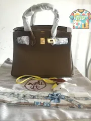 HERMES エレファントグレーのハンドバッグ／ショルダーバッグ-WTO輸入-AGJ01