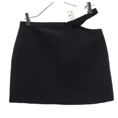 未使用 ザラ ミニスカート L ブラック ZARA レディース