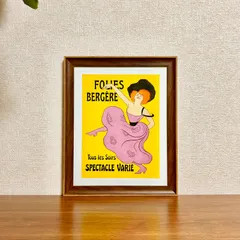 新品☆額縁付アートポスター☆レオネット・カッピエロ（Leonetto Cappiello）☆ビンテージ風ポスター☆Folies-Bergere, 1900☆293