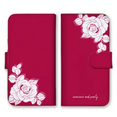 Galaxy A55 5G SC-53E ケース 手帳型 ギャラクシー A55 スマホケース 携帯ケース お花 花柄 薔薇 バラ フラワー エレガント ゴシック おしゃれ 大人可愛い ボルドー パープル カラー02