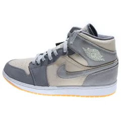 NIKE (ナイキ) AIR JORDAN 1 MID SE COCONUT MILK エアジョーダン1 ココナッツミルク ミッドカットスニーカー グレー US10/28cm DN4281-100