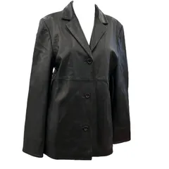 199990 現状品 VERAPELLE レザージャケット 44 ブラックのサムネイル