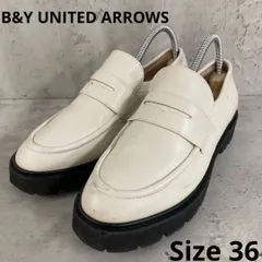 B&Y UNITED ARROWS ボリュームソール ローファー サイズ36H ★ ■■のサムネイル
