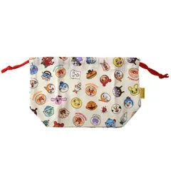 それいけ！ アンパンマン お弁当袋 オールスター お弁当グッズや小物入れにぴったりなマチ付き巾着 ANC901(ALL)