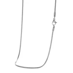 【新品】 [SEIYA INTERNATIONAL] ネックレス メンズ チェーン ステンレス スネークチェーン (50cm, 1.5mm シルバー) 0