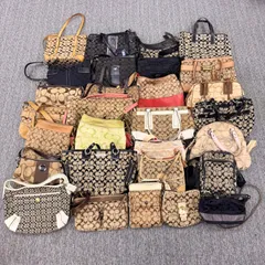 ①比較的美品あり🌈B～Jランク　COACH　ハンドバッグ　ショルダーバッグ　　bag　レザー　シグネチャー　ブランドバッグ　まとめ　まとめ売り　29点　「０EL」