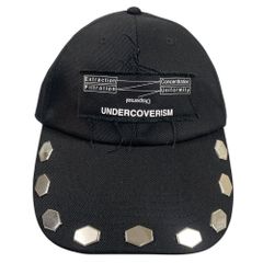 UNDERCOVER アンダーカバー 品番 UP1E4H01 ヘキサゴンスタッズ  グラフィックパッチ キャップ ブラック 正規品 / 50848
