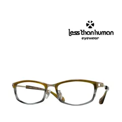 【LESS　THAN 　HUMAN】 レスザンヒューマン　メガネフレーム solle　 072　 ライトベージュ  《数量限定特価品》