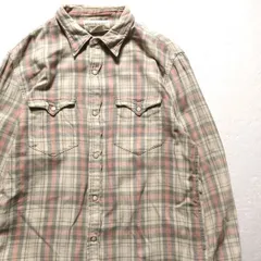 ラルフローレン デニム&サプライ チェック ウエスタンシャツ 長袖 (M) コットン DENIM&SUPPLY　アメリカ古着 USED  ビンテージ ヴィンテージ