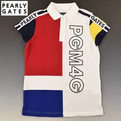 【サイズ：0・Ｓ・新品】パーリーゲイツ 日本製 マルチカラー ポロシャツ 055-1160602