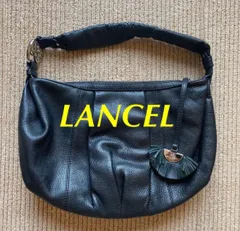 LANCEL  ランセル　レザーショルダーバッグ