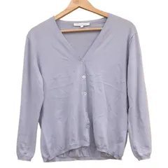 Ballantyne バランタイン カシミヤ100% カーディガン グレー 44 Ballantyne バランタイン カシミヤ100% カーディガン グレー 44