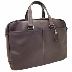 定価45,540円】 COACH レザービジネスバッグC9875 QB/BK - メルカリ