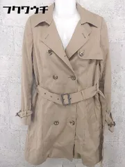 ■ LAUTREAMONT ロートレアモン ベルト付き 長袖 トレンチ コート サイズ38 ブラウン レディース 【中古】 【1002800513864】
