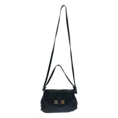 Chloe / クロエ | LILY 2WAY レザー ショルダーバッグ ポーチ | ブラック / ゴールド | レディース