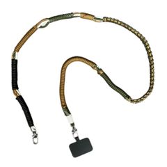 ☆ モスグリーン ☆ 編み込みパラコード ショルダーストラップ ショルダーストラップ 携帯 スマホショルダー 携帯ショルダー 携帯ストラップ ショルダー 首掛け 編み込みパラコード 太め バッグショルダー 携帯電話 バッグ オシャレ シンプル ネックストラップ