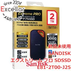 SanDisk SSD 外付け 1TB USB3.2Gen2エコパッケージ