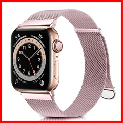 【即日発送】44mm 45mm 42mm 46mm 49mm 41mm コンパチブル Apple Watch コンパチブル バンド ステンレス留め金製 男女兼用 バンド 長さ調節 強力な磁 通気 40mm メッシュ ベルト コンパチブル 38mm Apple