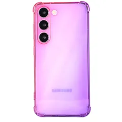 Galaxy S23 ケース SC-51D SCG19 ギャラクシーs23  グラデーション耐衝撃 ソフト ケース 【Color】 ピンク・パープル